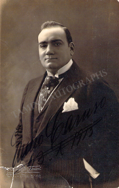 Caruso, Enrico - Signed Photograph & Letter