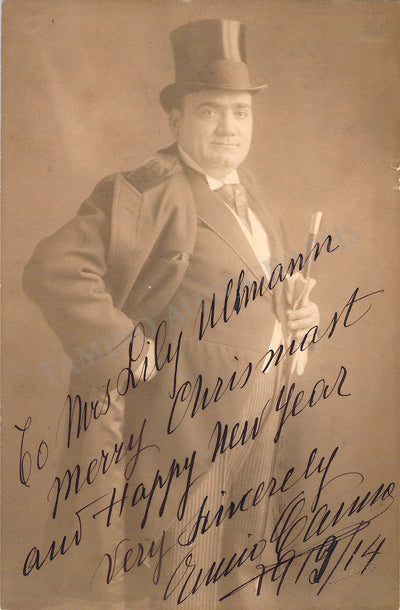 Caruso, Enrico - Signed Photograph 1914