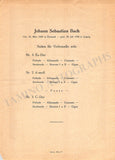 Mainardi, Enrico - Set of 6 Concert Programs Vienna 1949-1959