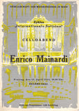 Mainardi, Enrico - Set of 6 Concert Programs Vienna 1949-1959