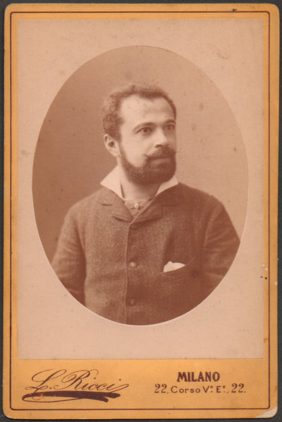 Cavazza, Ercole - Signed Cabinet Photograph