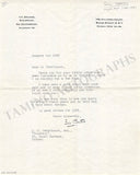 Coates, Eric - Typed Letter Signed 1938