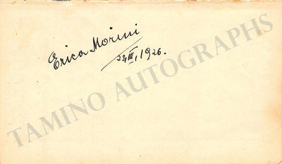 Morini, Erika - Signed Album Page 1926