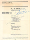 Conductors Signed Program Pages – Set of 42
