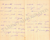 Borghi Mamo, Erminia - Autograph Letter Signed 1890