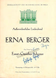 Vienna Opera - Lot of 10 Signed Programs