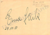 Sack, Erna - Signed Postcard 1950