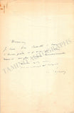 Legouve, Ernest - Set of 2 Autograph Letters Signed