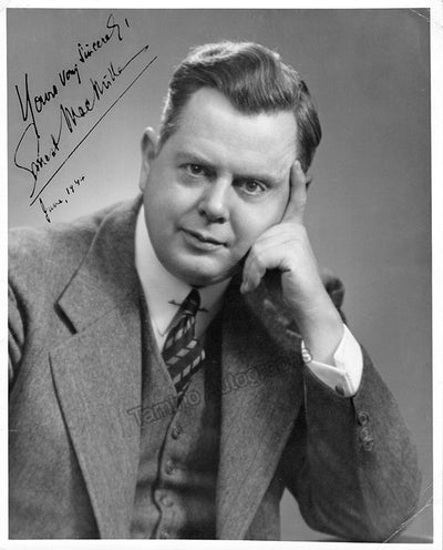 MacMillan, Ernest - Signed Photograph 1944