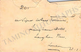 Newman, Ernest - Set of 2 Autograph Letters Signed 1937/9 to A. Toscanini