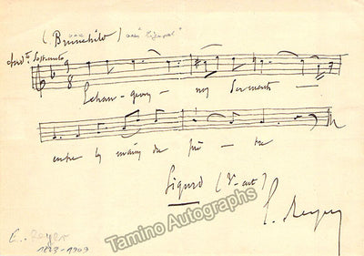 Autograph Music Quote Signed (1)