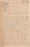 Baroche, Ernest & Pierre Jules - Set of 3 Autograph Letters Signed
