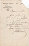 Baroche, Ernest & Pierre Jules - Set of 3 Autograph Letters Signed