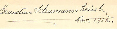 Signature Cut (1912) & Photo