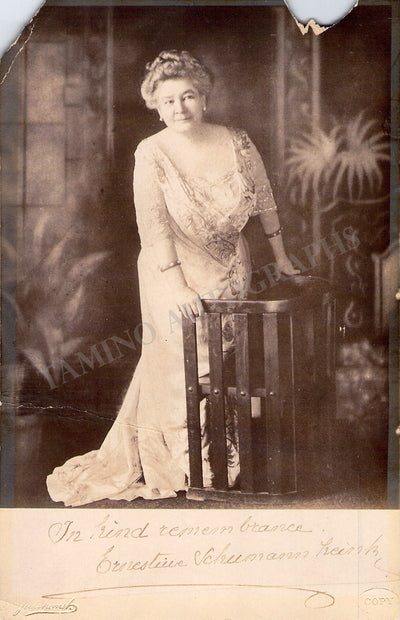 SCHUMANN-HEINK, Ernestine