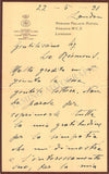 Badini, Ernesto - Autograph Letter Signed