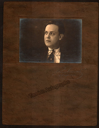 Lecuona, Ernesto - Signed Photograph 1927