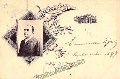 Van Dyck, Ernest - Signed Photograph