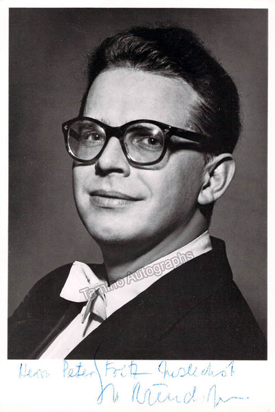 Marzendorfer, Ernst - Signed Photograph