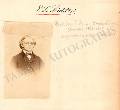 Richter, Ernst - CDV Photo on Card