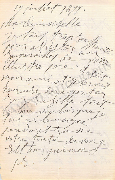 Guimont, Esther - Autograph Letter Signed