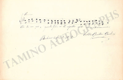 Autograph Music Quote