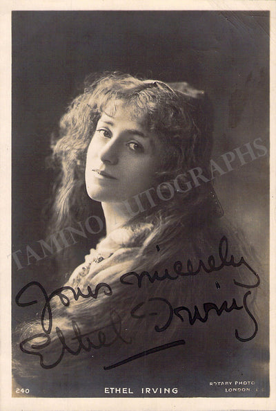 Irving, Ethel - Signed Photograph