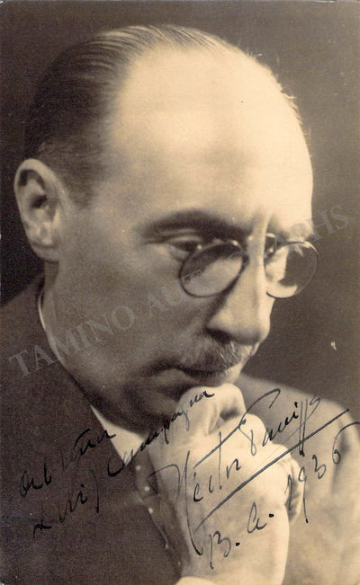 Panizza, Ettore - Signed Photograph 1936