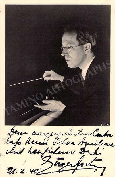 Jochum, Eugen - Signed Photograph 1940