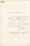 Vivier, Eugene-Leon - Set of 2 Autograph Letters Signed 1899 & 1895