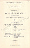 Ysaye, Eugene - Set of 8 Concert Programs Vienna 1902-1911