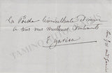 Garcia, Eugenia - Set of 4 Autograph Letters Signed