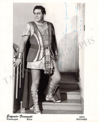 Fernandi, Eugenio - Signed Photograph in Aida