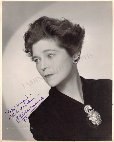 Le Gallienne, Eva - Signed Photograph 1943