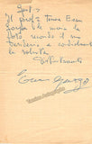 Gorga, Evan - Autograph Note Signed + Photo