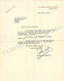 Britten Austin, F. - Typed Letter Signed 1938 & Signed Photo