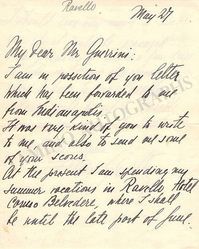 Autograph Letter Signed