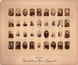 Famous Man & Women in Music - Set of 2 Unsigned Cabinet Photos (1889)