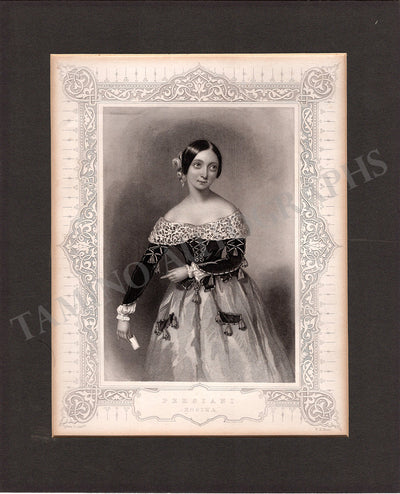 Persiani, Fanny - Vintage Lithograph