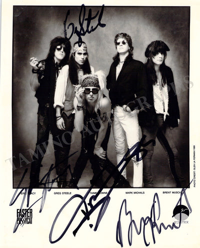 Faster Pussycat - Signed Photograph