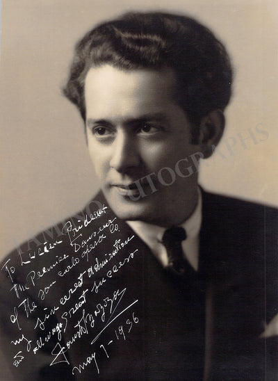 Bozza, Fausto - Signed Photograph 1936