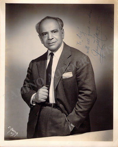 Cleva, Fausto - Signed Photograph 1960