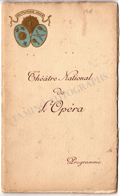 Muratore, Lucien - Marcoux, Vanni - Program Faust 1908