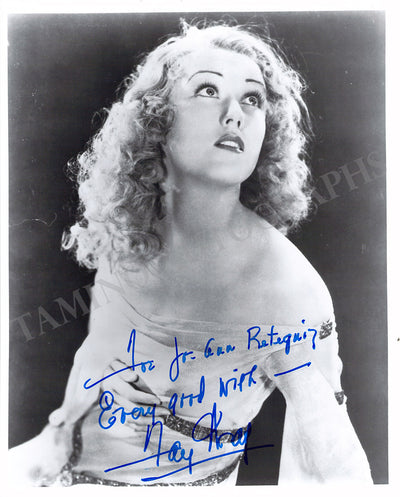 Wray, Fay - Signed Photograph in "Tarzan"