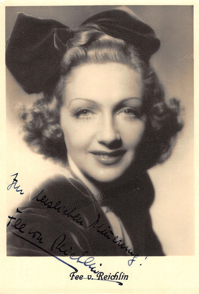 Von Reichlin, Fee - Signed Photograph