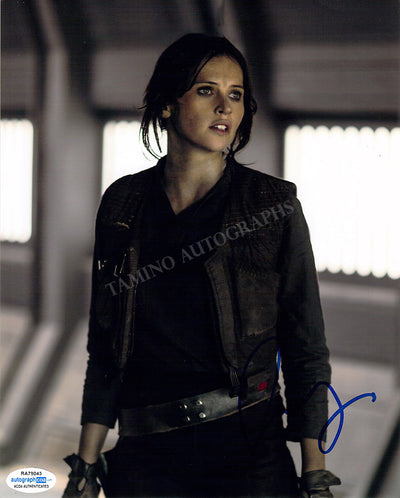 Jones, Felicity - Signed Photograph in "The Aeronauts"