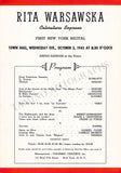 Opera Singers - Lot of 240+ Playbills