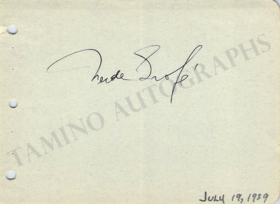 Grofe, Ferde - Signed Album Page 1939