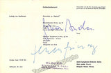 Fricsay, Ferenc - Anda, Geza - Double Signed Concert Program Berlin Radio Symphony in Vienna