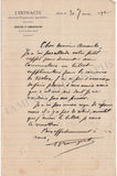 Bourgeat, Fernand - Set of 4 Autograph Letters Signed